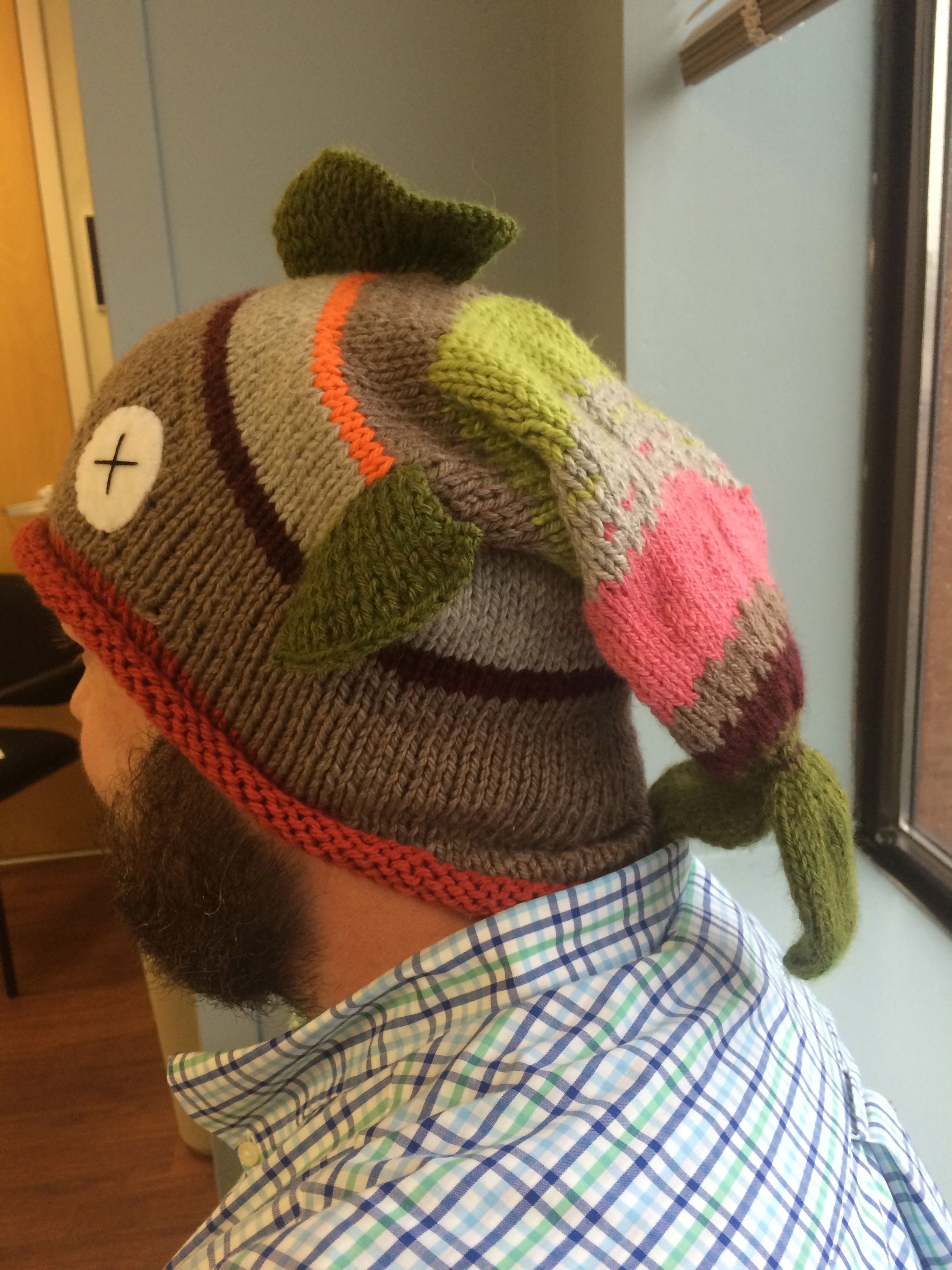 The Fish Hat Knitting Daddy